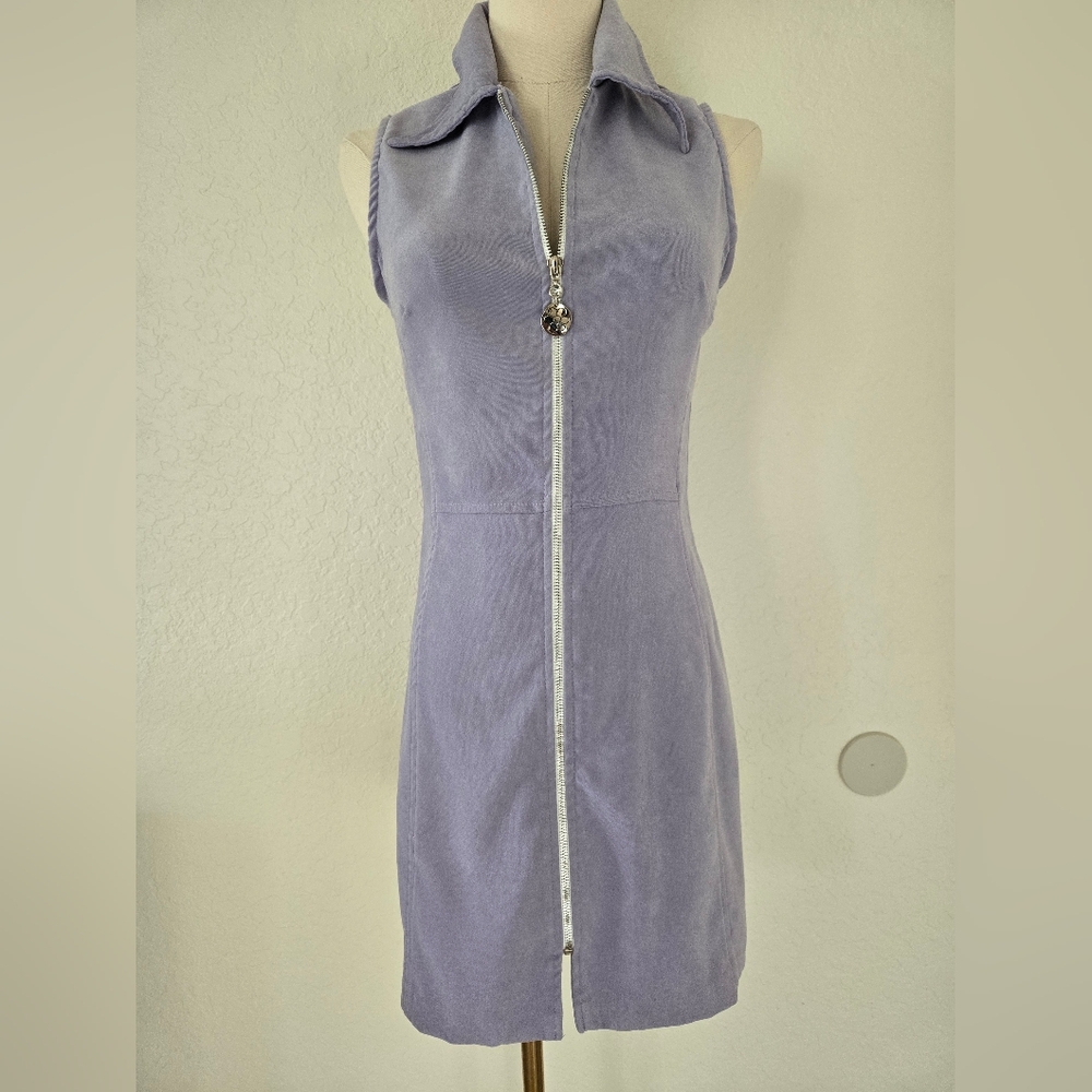 Lavender cute mini dress
